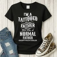 Cool Tattooed Father Women's T-Shirt thumb 3