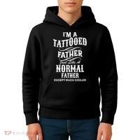 Cool Tattooed Father Kids Hoodie thumb 4