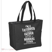 Cool Tattooed Father Tote Bag thumb 2