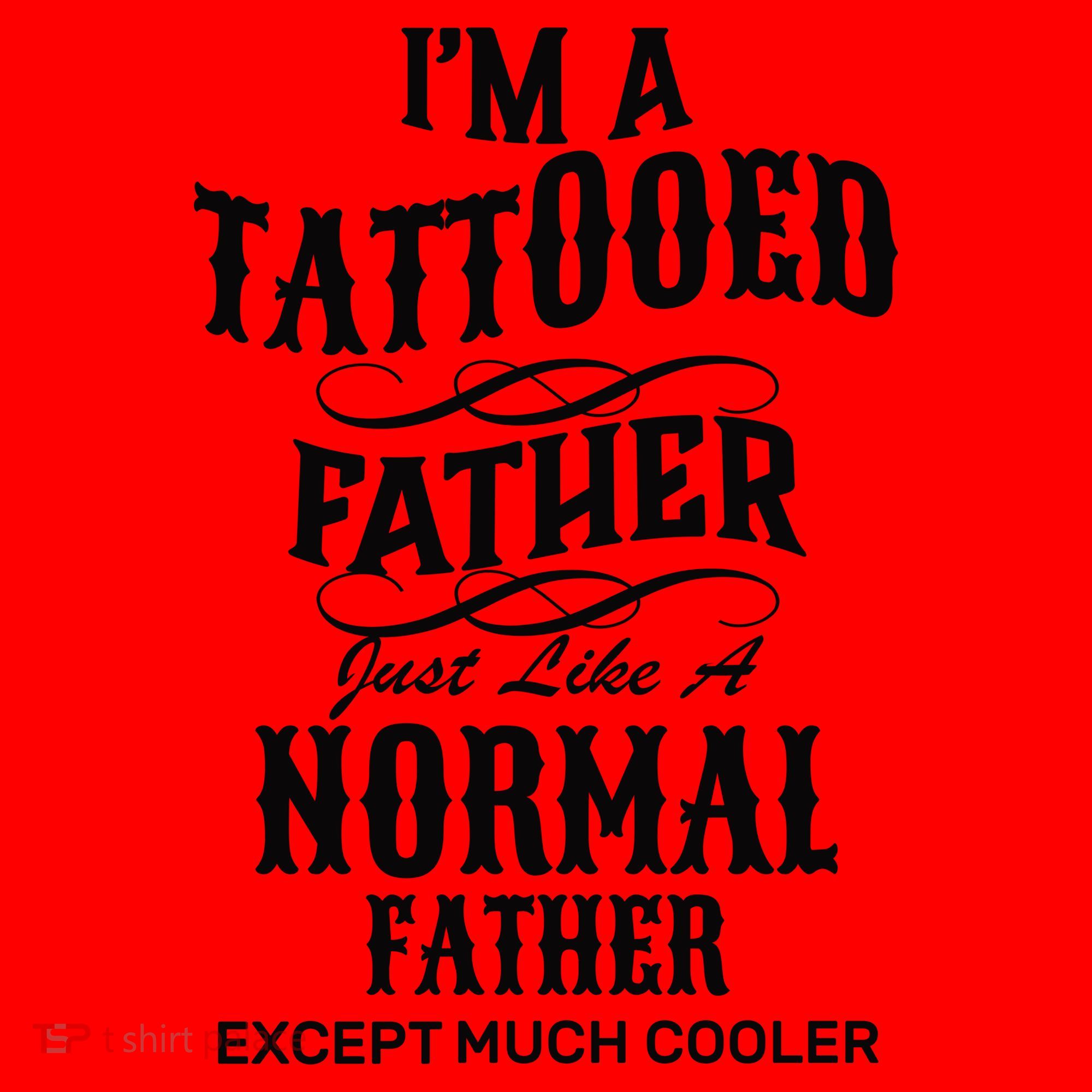 Cool Tattooed Father Santa Hat