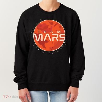 Cool Team Mars Planet Space Logo Women's Sweatshirt