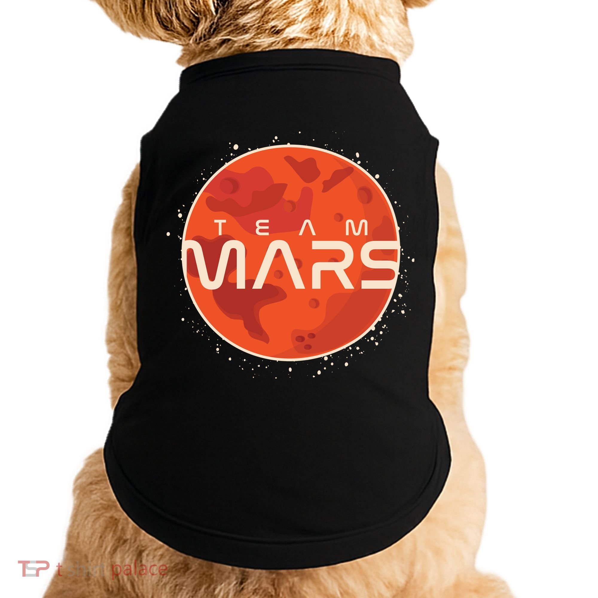 Cool Team Mars Planet Space Logo Doggie Tank