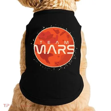 Cool Team Mars Planet Space Logo Doggie Tank