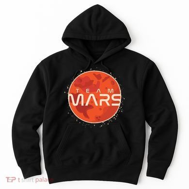 Cool Team Mars Planet Space Logo Hoodie