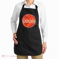 Cool Team Mars Planet Space Logo Apron thumb 2