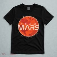 Cool Team Mars Planet Space Logo T-Shirt thumb 5