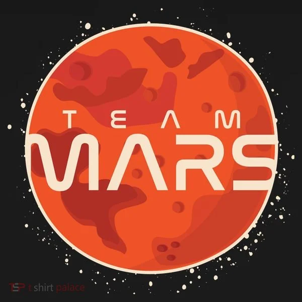 Cool Team Mars Planet Space Logo Women's Tank Top