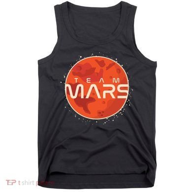 Cool Team Mars Planet Space Logo Tank Top