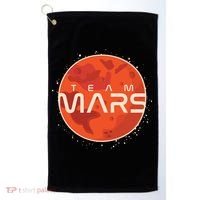 Cool Team Mars Planet Space Logo Golf Towel thumb 0