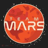 Cool Team Mars Planet Space Logo Golf Towel thumb 3