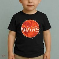 Cool Team Mars Planet Space Logo Toddler T-Shirt thumb 2