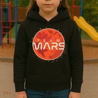 Cool Team Mars Planet Space Logo Kids Hoodie thumb 3