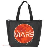 Cool Team Mars Planet Space Logo Tote Bag thumb 0