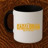 Cool The Dadalorian This Is The Way Coffee Mug thumb 2