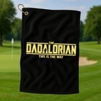 Cool The Dadalorian This Is The Way Golf Towel thumb 1