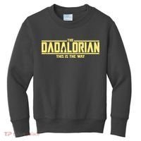 Cool The Dadalorian This Is The Way Kids Sweatshirt thumb 0