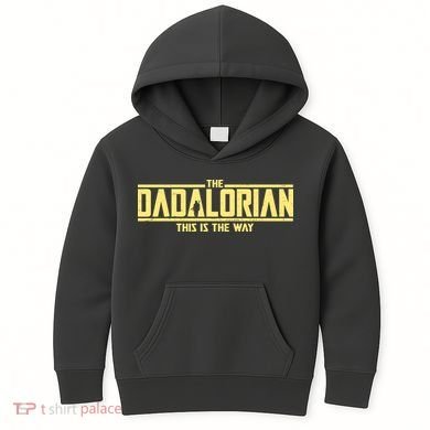 Cool The Dadalorian This Is The Way Kids Hoodie