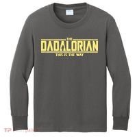 Cool The Dadalorian This Is The Way Kids Long Sleeve Shirt thumb 0