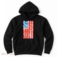 Cool Tie Dye USA American Flag Hoodie thumb 0