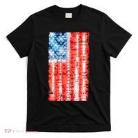 Cool Tie Dye USA American Flag T-Shirt thumb 0