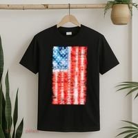 Cool Tie Dye USA American Flag T-Shirt thumb 2