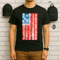 Cool Tie Dye USA American Flag T-Shirt thumb 6