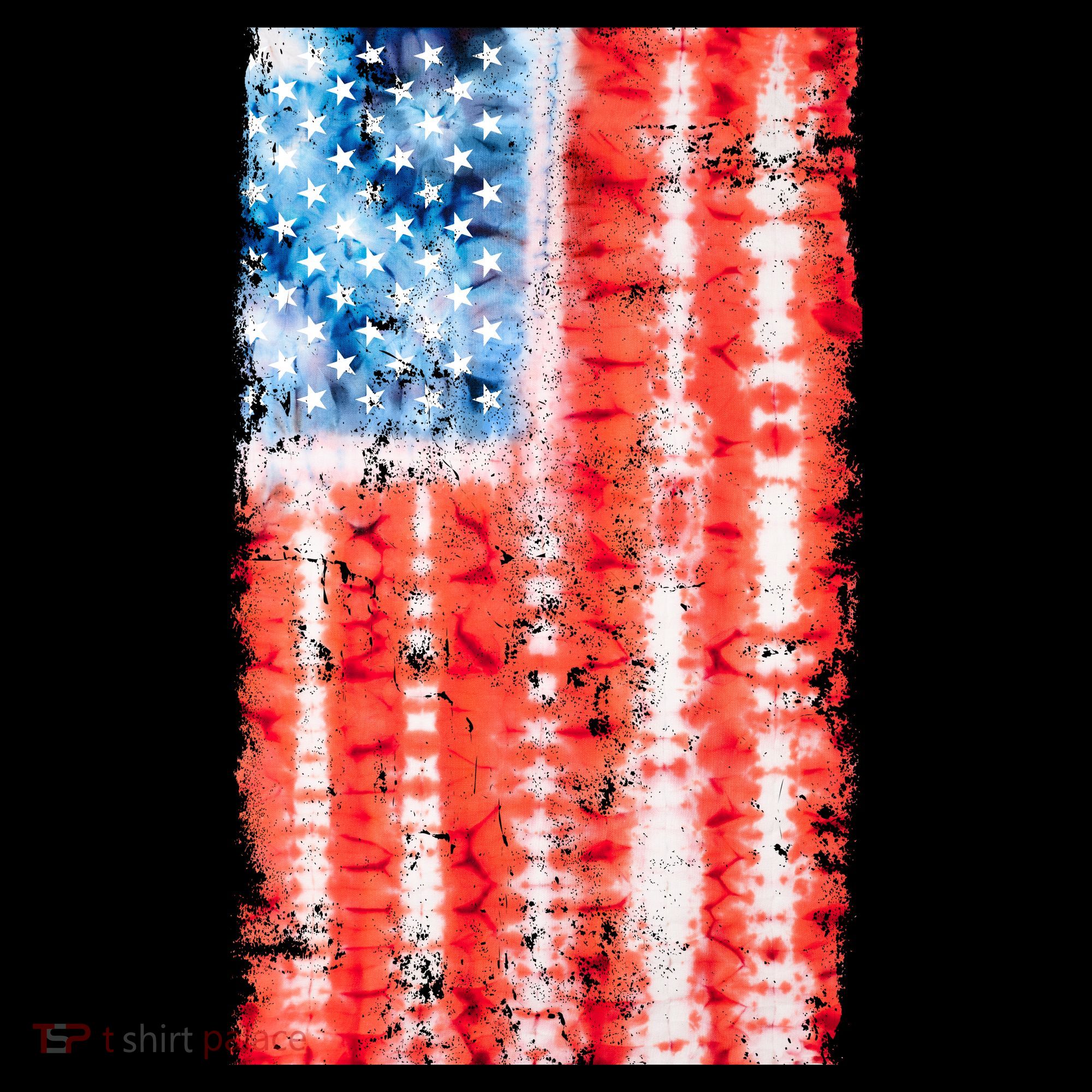 Cool Tie Dye USA American Flag Coffee Mug