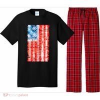 Cool Tie Dye USA American Flag Pajama Set thumb 0