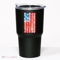 Cool Tie Dye USA American Flag Tumbler thumb 0