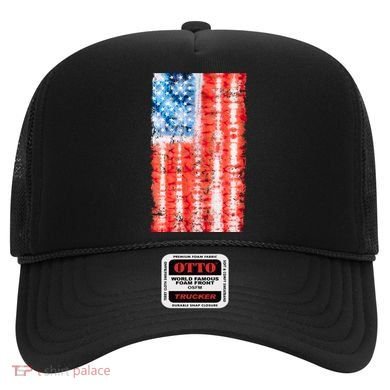 Cool Tie Dye USA American Flag Hat