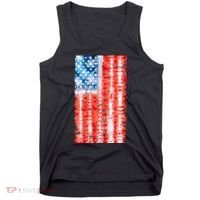 Cool Tie Dye USA American Flag Tank Top thumb 0
