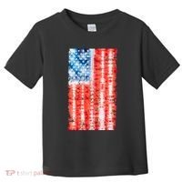 Cool Tie Dye USA American Flag Toddler T-Shirt thumb 0
