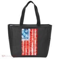 Cool Tie Dye USA American Flag Tote Bag thumb 0