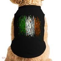 Cool Torn Irish Ireland Flag St. Patrick's Day Doggie Tank thumb 0
