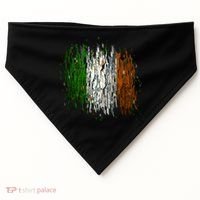 Cool Torn Irish Ireland Flag St. Patrick's Day USA-Made Doggie Bandana thumb 0