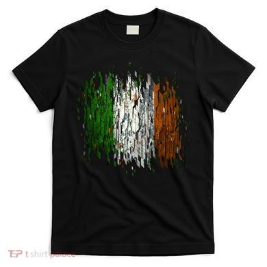 Cool Torn Irish Ireland Flag St. Patrick's Day T-Shirt