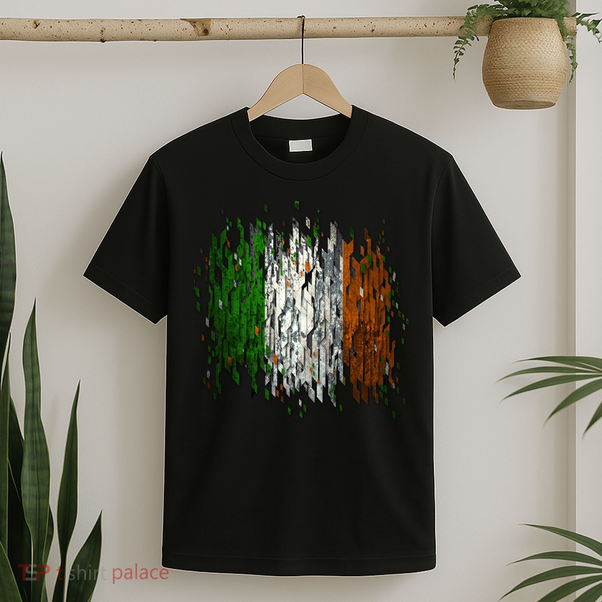 Cool Torn Irish Ireland Flag St. Patrick's Day T-Shirt