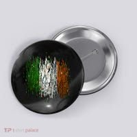 Cool Torn Irish Ireland Flag St. Patrick's Day Button thumb 0