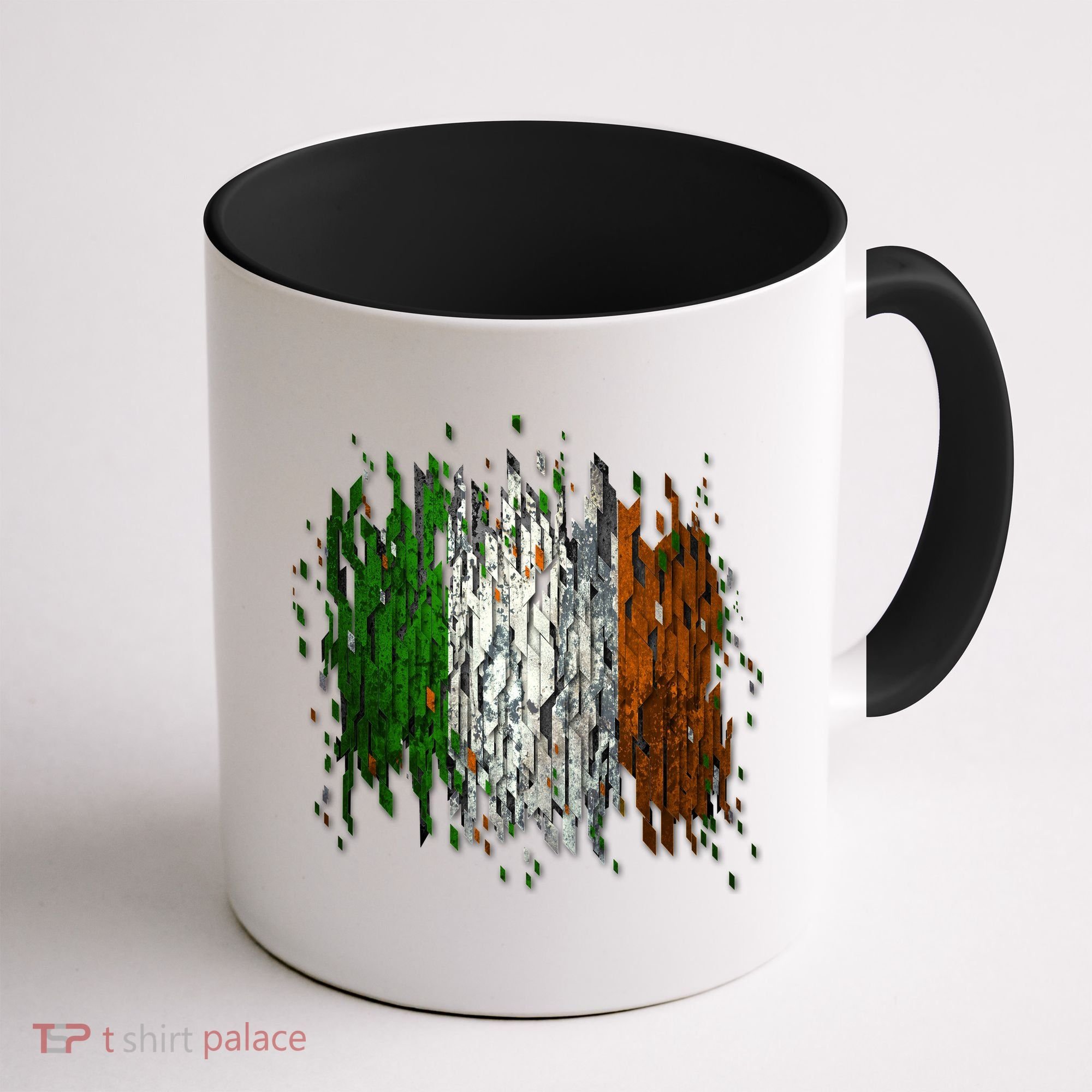 Cool Torn Irish Ireland Flag St. Patrick's Day Coffee Mug