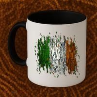 Cool Torn Irish Ireland Flag St. Patrick's Day Coffee Mug thumb 2
