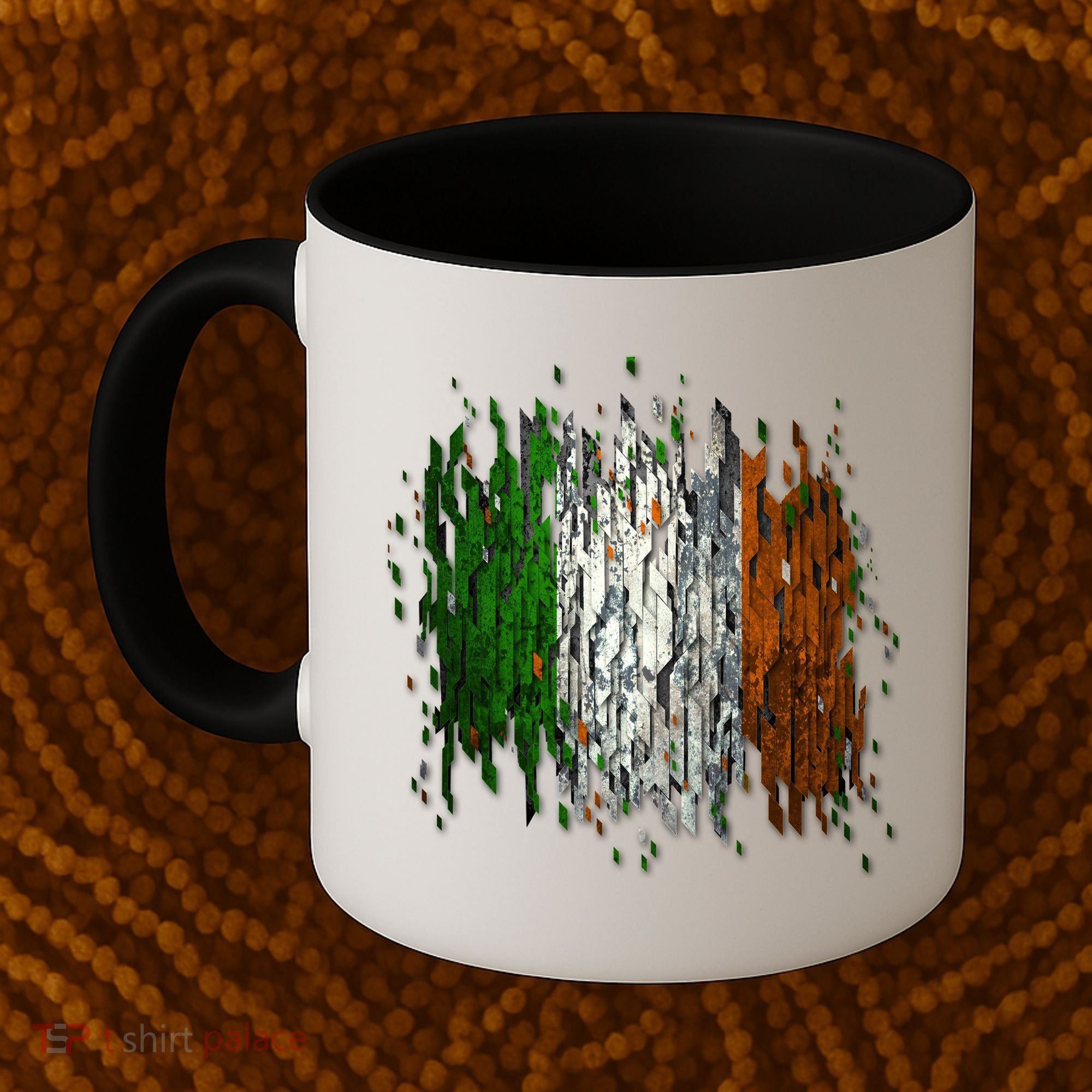 Cool Torn Irish Ireland Flag St. Patrick's Day Coffee Mug