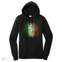 Cool Torn Irish Ireland Flag St. Patrick's Day Women's Hoodie thumb 0