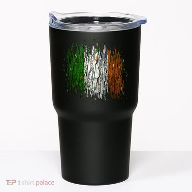 Cool Torn Irish Ireland Flag St. Patrick's Day Tumbler