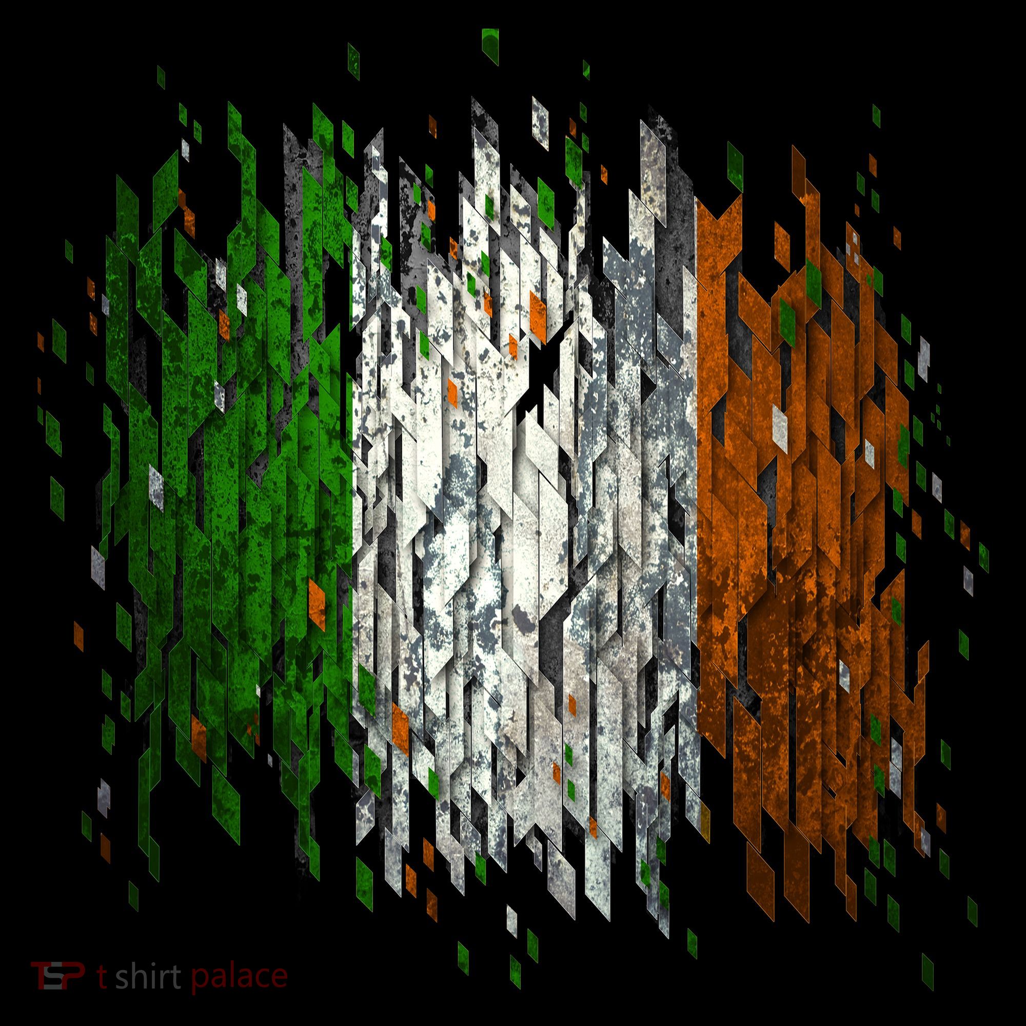 Cool Torn Irish Ireland Flag St. Patrick's Day Tank Top