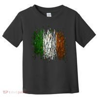 Cool Torn Irish Ireland Flag St. Patrick's Day Toddler T-Shirt thumb 0