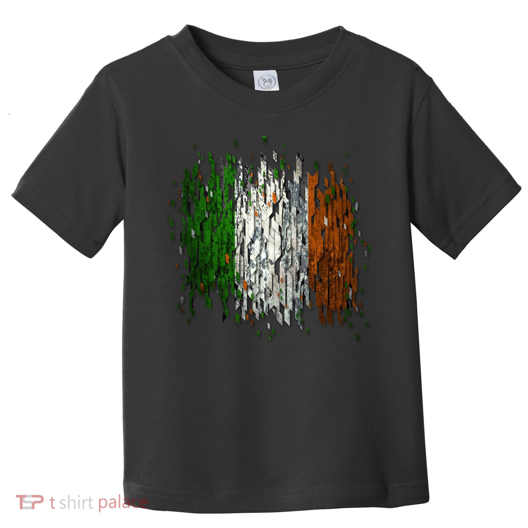 Cool Torn Irish Ireland Flag St. Patrick's Day Toddler T-Shirt