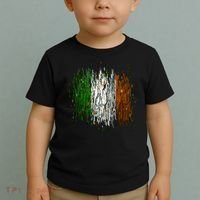 Cool Torn Irish Ireland Flag St. Patrick's Day Toddler T-Shirt thumb 2