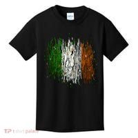 Cool Torn Irish Ireland Flag St. Patrick's Day Kids T-Shirt thumb 0
