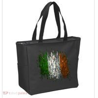 Cool Torn Irish Ireland Flag St. Patrick's Day Tote Bag thumb 2