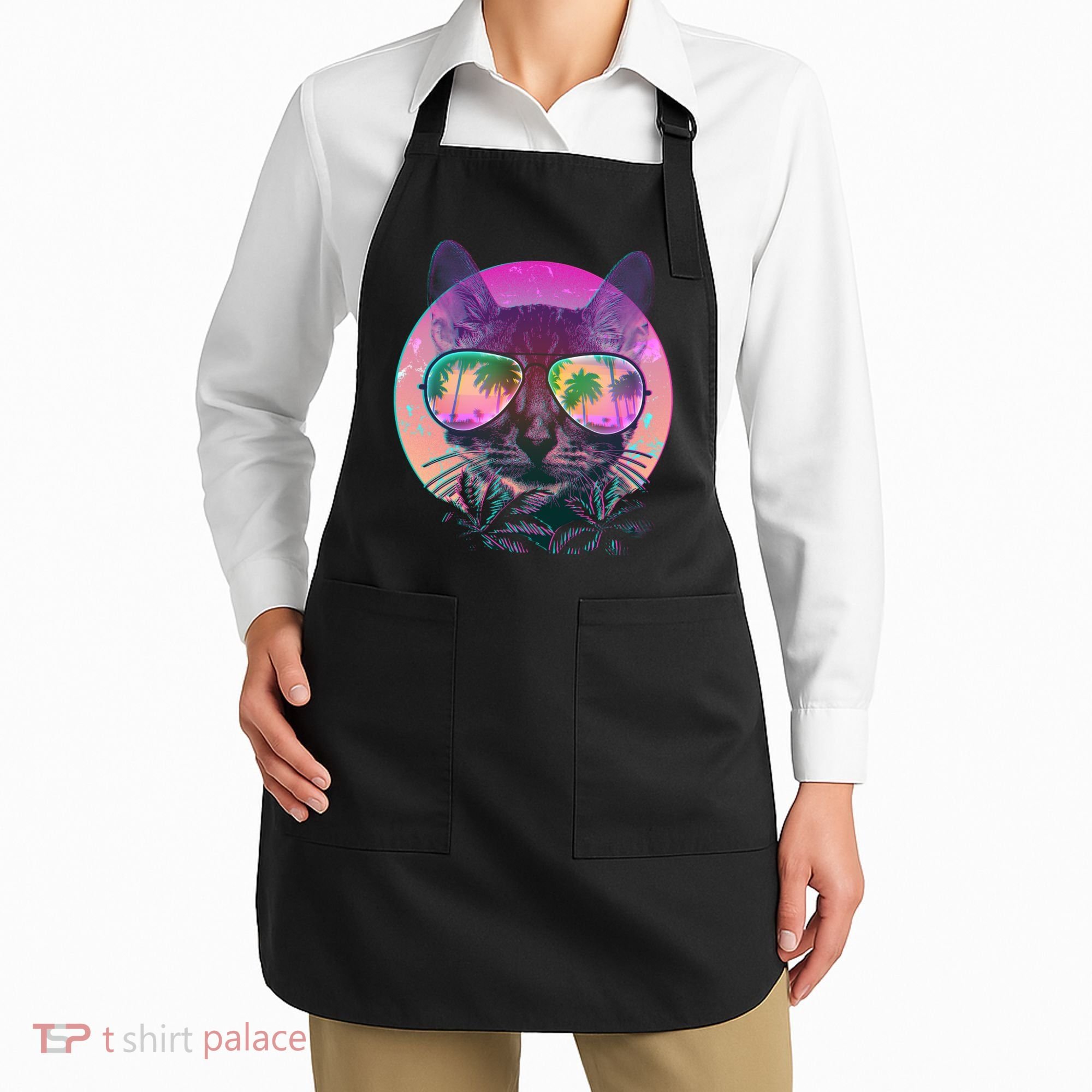 Cool Tropical Shade Cat Apron